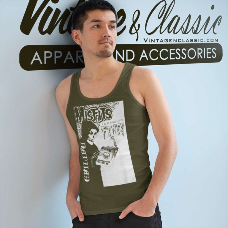 Misfits Fangs Tank Top Racerback Misfits Fangs Tank Top Racerback