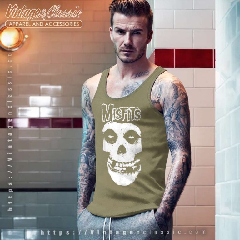 Misfits Fiend Logo Tank Top Racerback Misfits Fiend Logo Tank Top Racerback