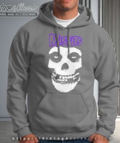 Misfits Fiend Purple Logo Hoodie