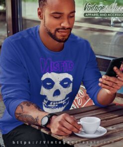 Misfits Fiend Purple Logo Sweatshirt