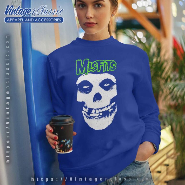 Misfits Green Fiend Logo Sweatshirt Misfits Green Fiend Logo Sweatshirt