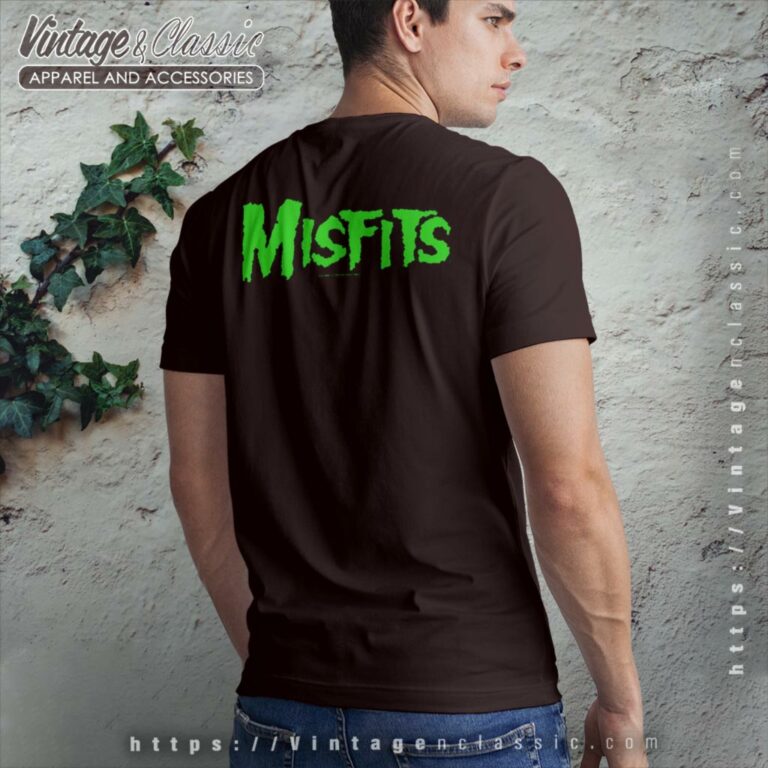 Misfits Jarek Skull Backside T Shirt Misfits Jarek Skull Backside T Shirt
