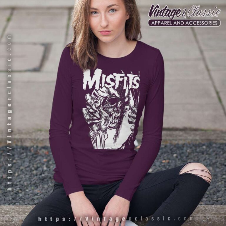Misfits Pushead Reverse Long Sleeve Tee Misfits Pushead Reverse Long Sleeve Tee