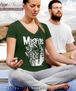 Misfits Pushead Reverse V Neck TShirt