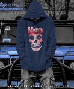 Misfits Red Skull Logo Hoodie