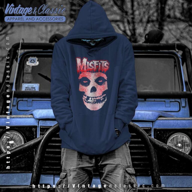 Misfits Red Skull Logo Hoodie Misfits Red Skull Logo Hoodie