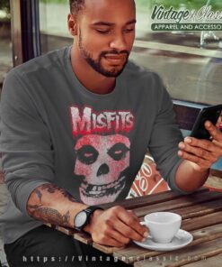 Misfits Red Skull Logo Sweatshirt