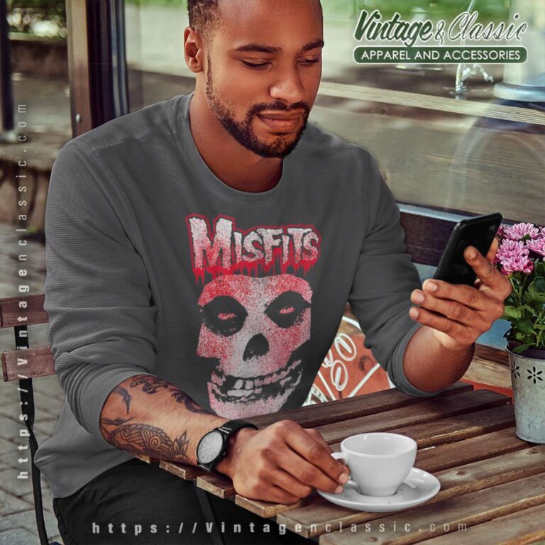 Misfits Red Skull Logo Sweatshirt Misfits Red Skull Logo Sweatshirt