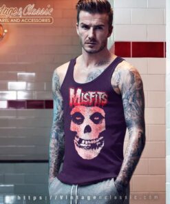 Misfits Red Skull Logo Tank Top Racerback