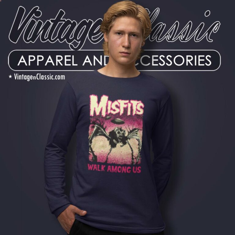Misfits Shirt Bat Rat Spider Long Sleeve Tee Misfits Shirt Bat Rat Spider Long Sleeve Tee