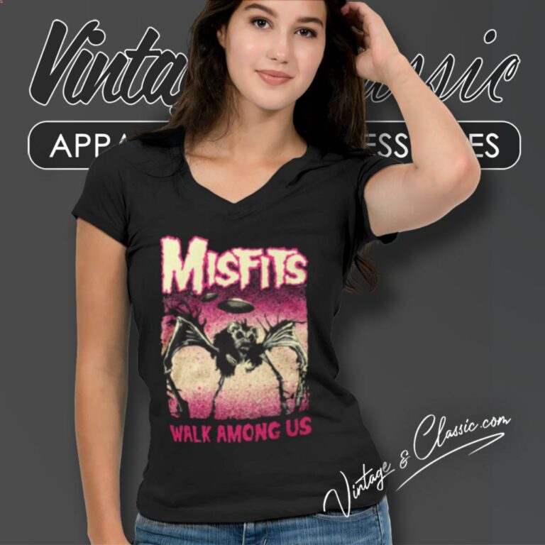 Misfits Shirt Bat Rat Spider V Neck TShirt Misfits Shirt Bat Rat Spider V Neck TShirt