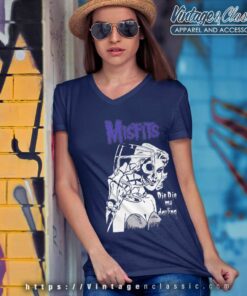Misfits Shirt Die Die My Darling 7 Misfits Shirt Die Die My Darling V Neck TShirt