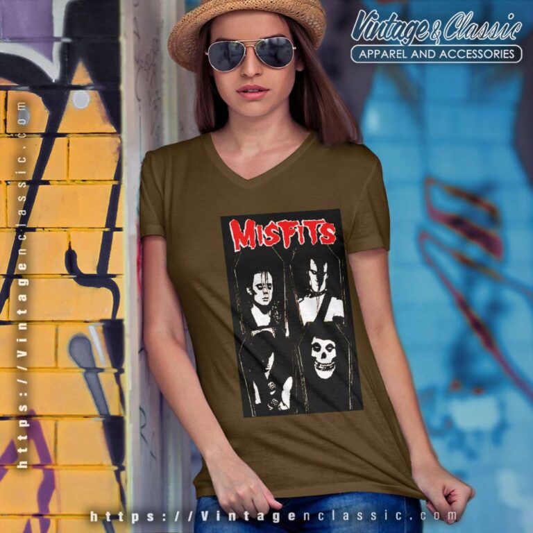 Misfits Shirt Friend Club Danzig Samhain V Neck TShirt Misfits Shirt Friend Club Danzig Samhain V Neck TShirt
