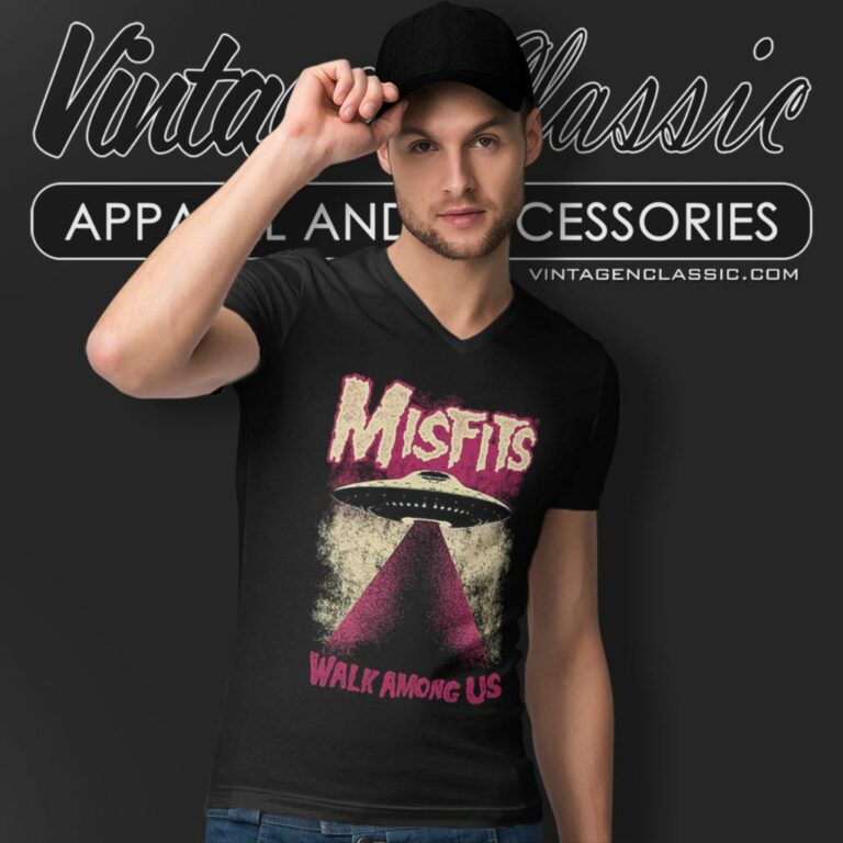 Misfits Shirt Walk Among Us V Neck TShirt Misfits Shirt Walk Among Us V Neck TShirt