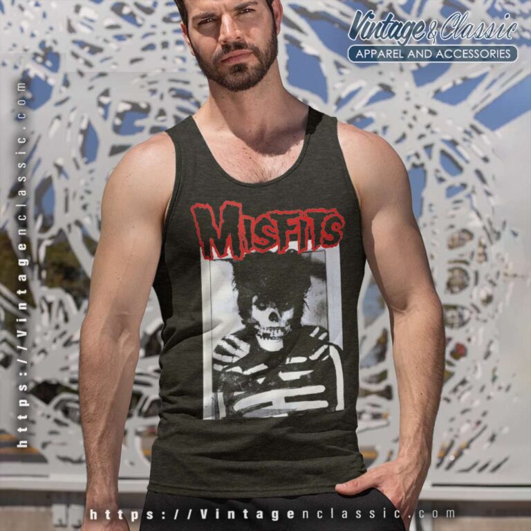 Misfits Skeleton Tank Top Racerback Misfits Skeleton Tank Top Racerback