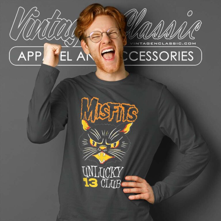 Misfits Unlucky 13 Club Long Sleeve Tee Misfits Unlucky 13 Club Long Sleeve Tee