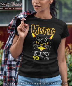 Misfits Unlucky 13 Club Shirt 7 Misfits Unlucky 13 Club Women TShirt