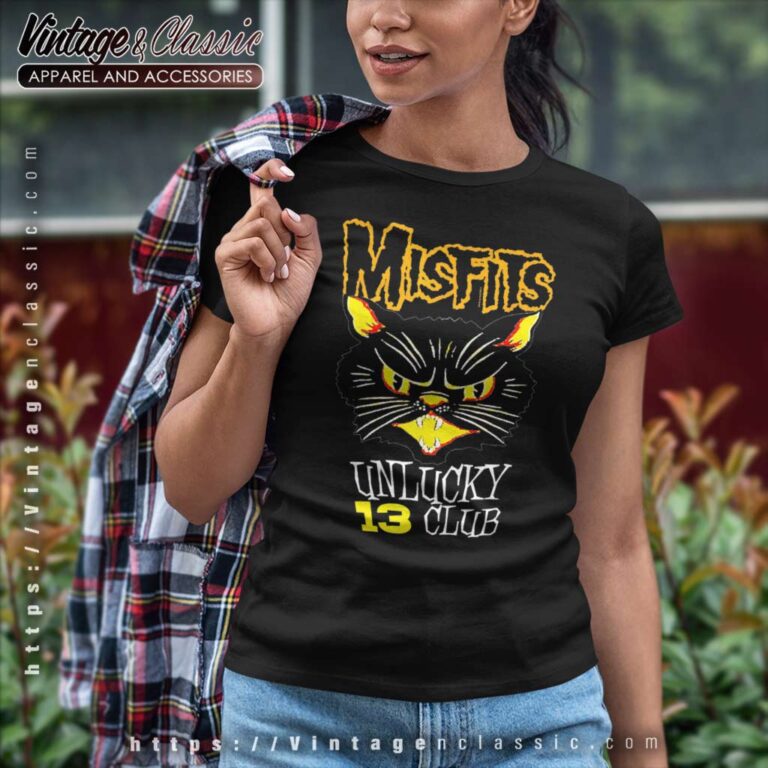 Misfits Unlucky 13 Club Women TShirt Misfits Unlucky 13 Club Women TShirt
