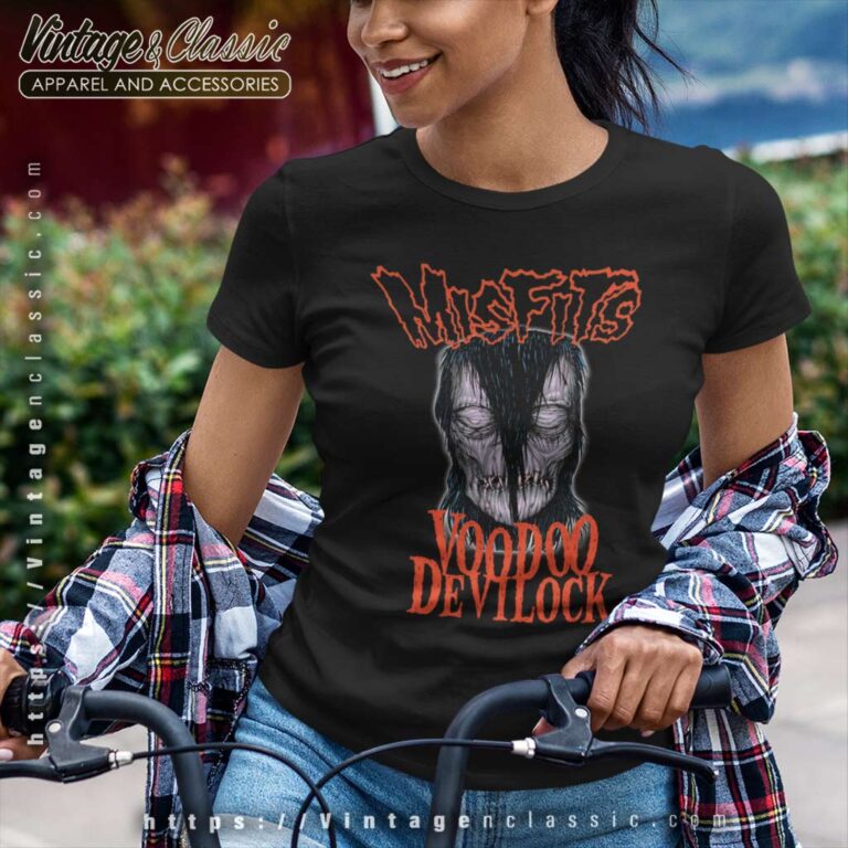 Misfits Voodoo Devil Lock Women TShirt Misfits Voodoo Devil Lock Women TShirt