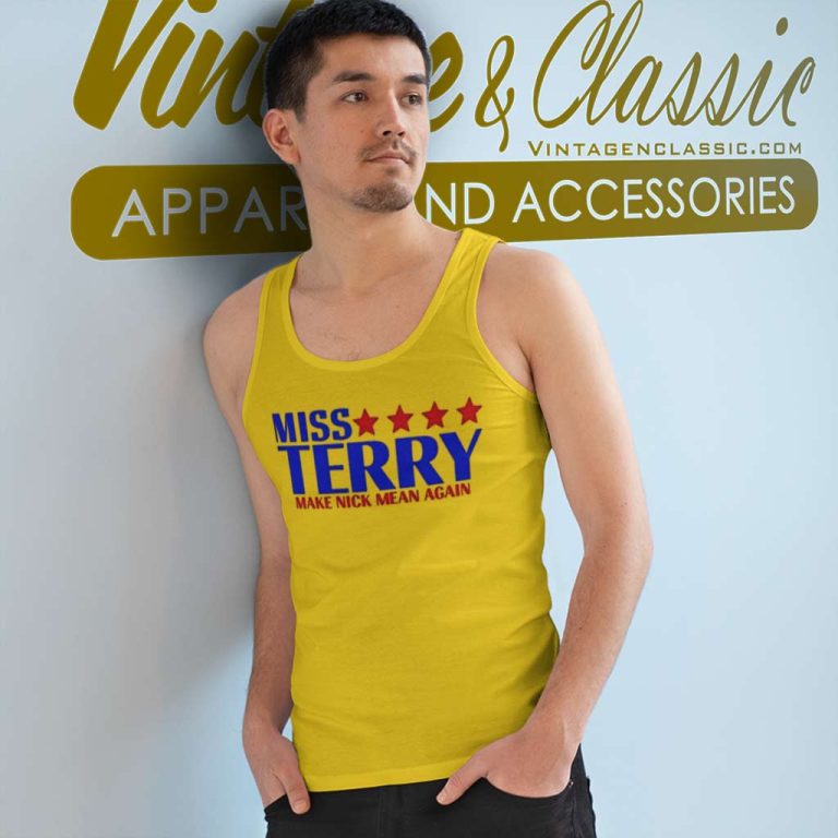 Miss Terry Make Nick Mean Again Tank Top Racerback Miss Terry Make Nick Mean Again Tank Top Racerback