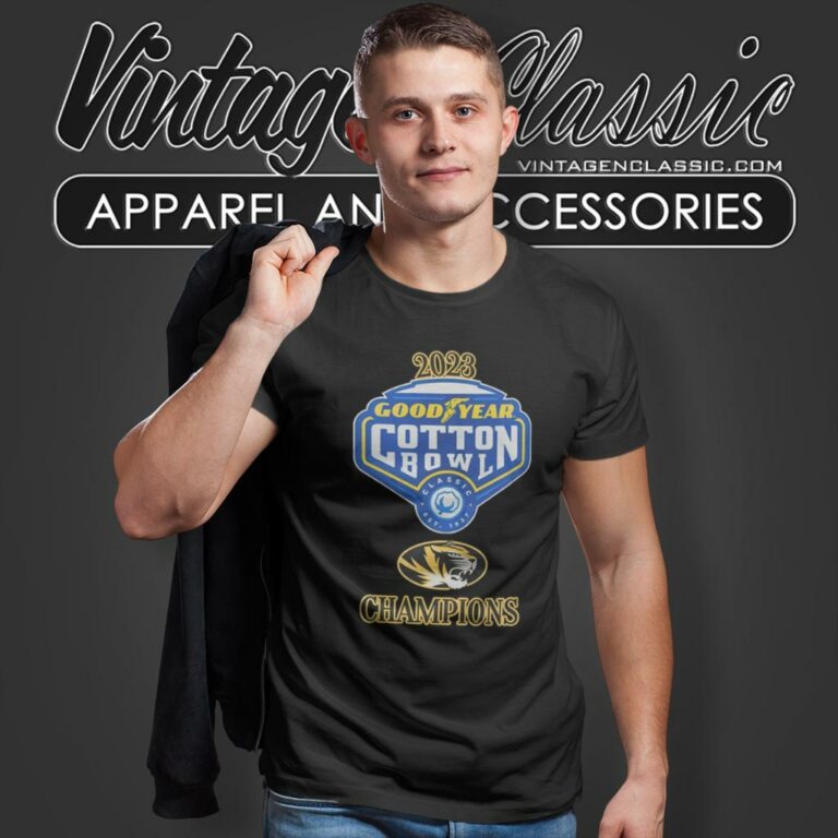 Missouri 2023 Cotton Bowl Champions T Shirt Missouri 2023 Cotton Bowl Champions T Shirt