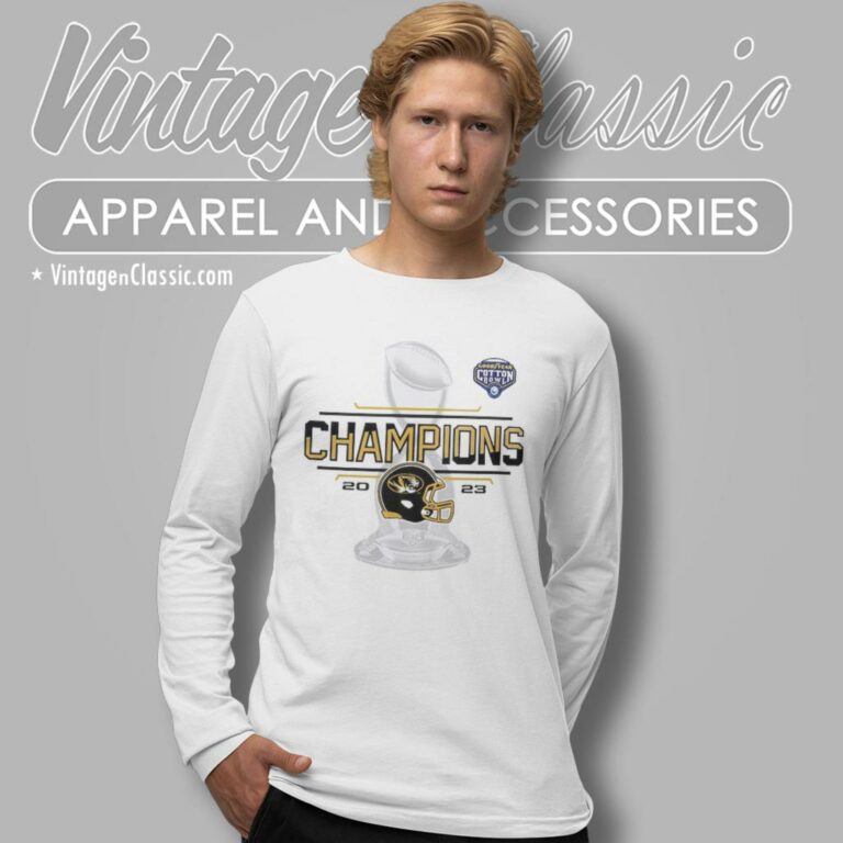Missouri Tigers 2023 Cotton Bowl Champions Long Sleeve Tee Missouri Tigers 2023 Cotton Bowl Champions Long Sleeve Tee