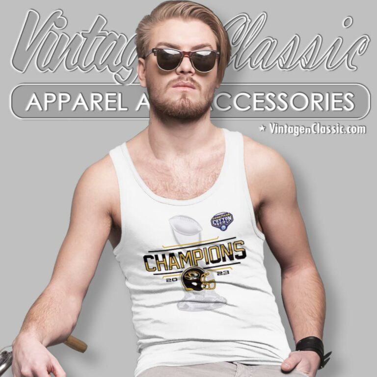 Missouri Tigers 2023 Cotton Bowl Champions Tank Top Racerback Missouri Tigers 2023 Cotton Bowl Champions Tank Top Racerback