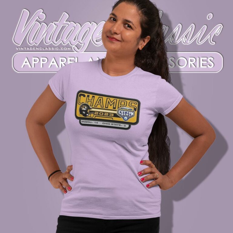 Missouri Tigers 2023 Goodyear Cotton Bowl Champions 14 3 Ohio State Women T Shirt Missouri Tigers 2023 Goodyear Cotton Bowl Champions 14 3 Ohio State Women T Shirt