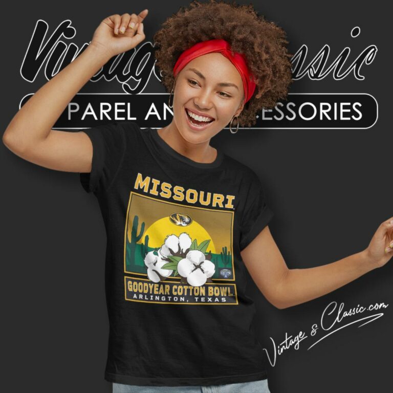 Missouri Tigers 2023 Goodyear Cotton Bowl Women T Shirt Missouri Tigers 2023 Goodyear Cotton Bowl Women T Shirt