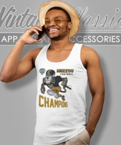 Missouri Tigers Football Champions 2023 Goodyear Cotton Bowl Classic Championship Tank Top Racerback