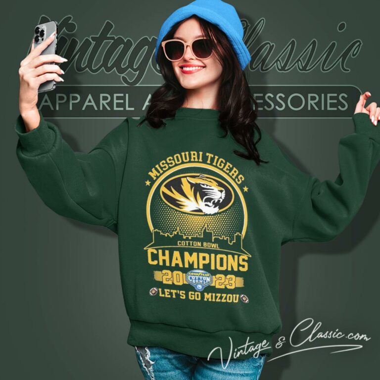 Missouri Tigers Skyline Cotton Bowl Champions 2023 Lets Go Mizzou Sweatshirt Missouri Tigers Skyline Cotton Bowl Champions 2023 Lets Go Mizzou Sweatshirt