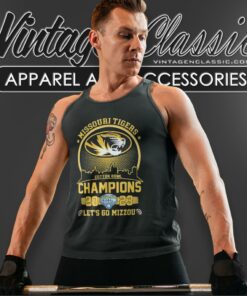 Missouri Tigers Skyline Cotton Bowl Champions 2023 Lets Go Mizzou Tank Top Racerback