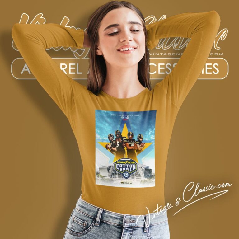 Missouri Tigers Vs Ohio State Goodyear Cotton Bowl Poster Long Sleeve Tee Missouri Tigers Vs Ohio State Goodyear Cotton Bowl Poster Long Sleeve Tee