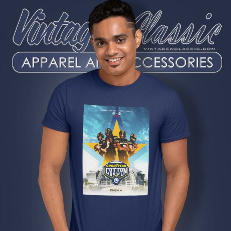 Missouri Tigers Vs Ohio State Goodyear Cotton Bowl Poster T Shirt Missouri Tigers Vs Ohio State Goodyear Cotton Bowl Poster T Shirt