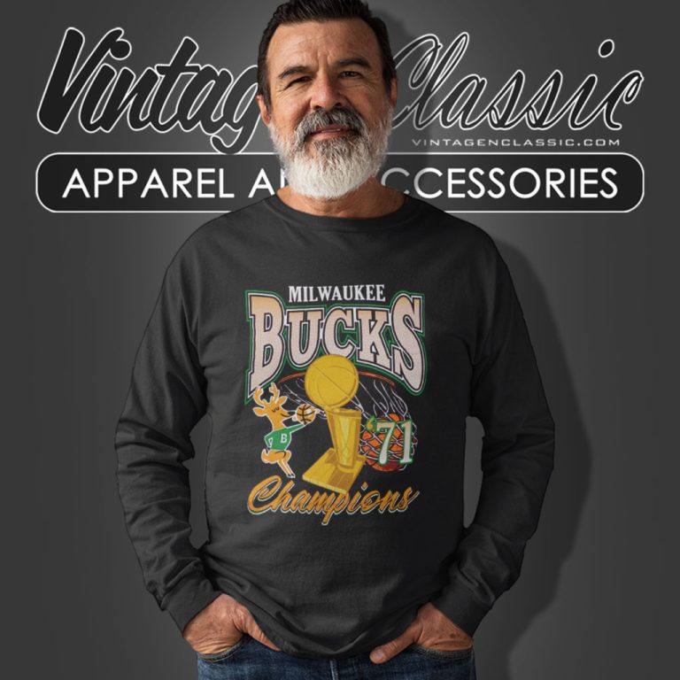 Mitchell Ness Milwaukee Bucks Finals Long Sleeve Tee Mitchell Ness Milwaukee Bucks Finals Long Sleeve Tee