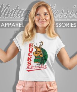 Mitchell Ness Milwaukee Bucks Women T Shirt