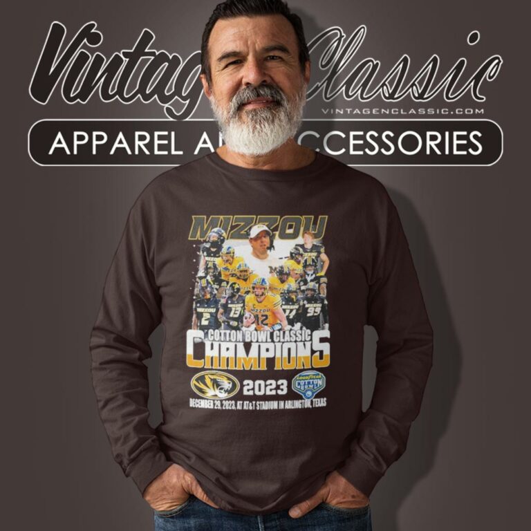 Mizzou Tigers Team Cotton Bowl Classic Champions 2023 Long Sleeve Tee Mizzou Tigers Team Cotton Bowl Classic Champions 2023 Long Sleeve Tee