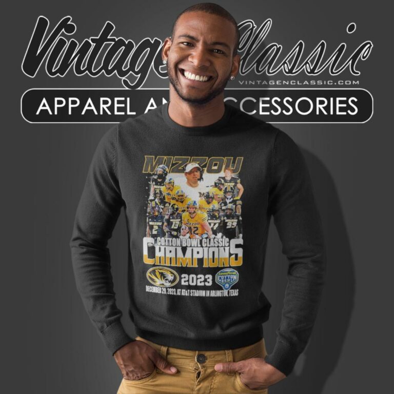 Mizzou Tigers Team Cotton Bowl Classic Champions 2023 Sweatshirt Mizzou Tigers Team Cotton Bowl Classic Champions 2023 Sweatshirt