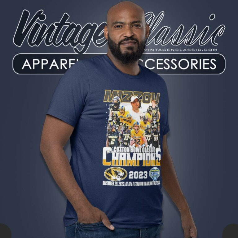 Mizzou Tigers Team Cotton Bowl Classic Champions 2023 T Shirt Mizzou Tigers Team Cotton Bowl Classic Champions 2023 T Shirt