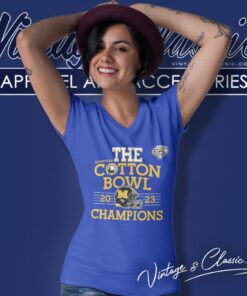 Mizzou Tigers The Goodyear Cotton Bowl Champions 2023 V Neck TShirt