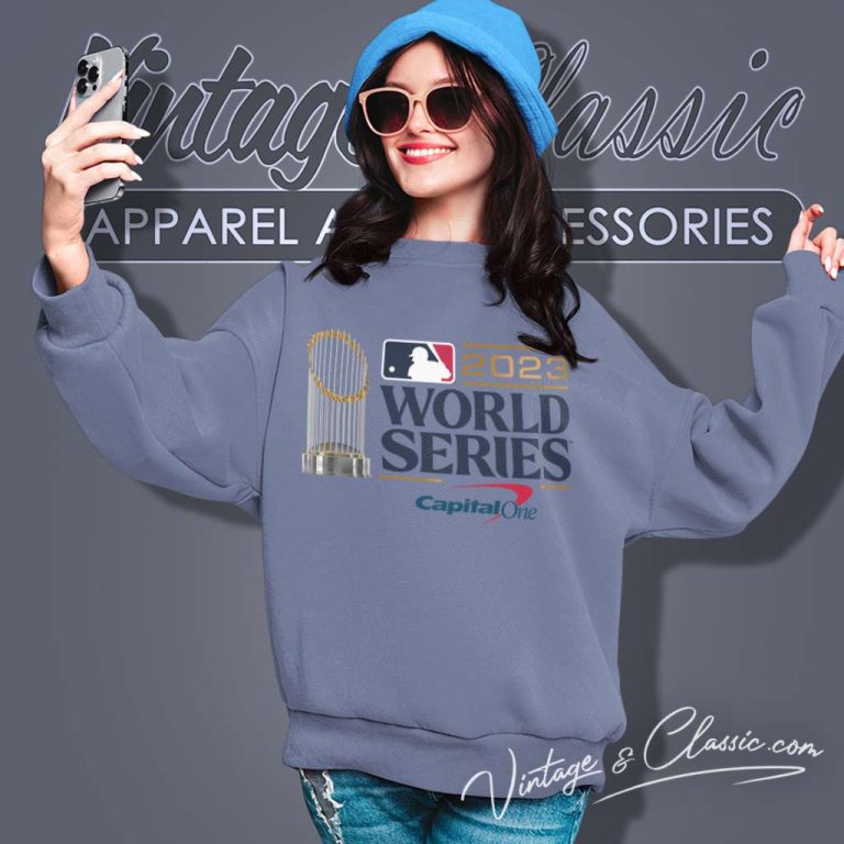 Mlb 2023 World Series Cup Capital One Sweatshirt Mlb 2023 World Series Cup Capital One Sweatshirt
