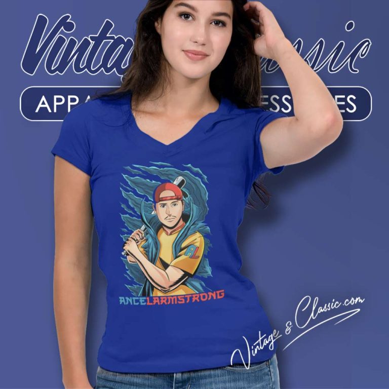 Mlb Ancelarmstrong Takashi Inspired V Neck TShirt Mlb Ancelarmstrong Takashi Inspired V Neck TShirt