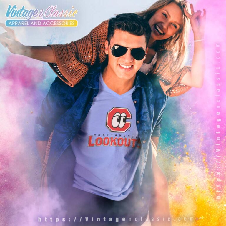 Mlb Chattanooga Lookouts Logo V Neck TShirt Mlb Chattanooga Lookouts Logo V Neck TShirt