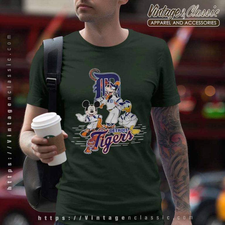Mlb Detroit Tigers Mickey Mouse Donald Duck Goofy T Shirt Mlb Detroit Tigers Mickey Mouse Donald Duck Goofy T Shirt