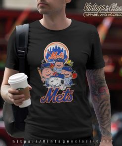 Mlb New York Mets Snoopy Charlie Brown Woodstock The Peanuts T Shirt