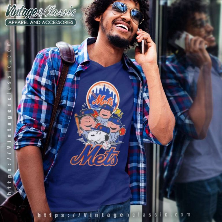 Mlb New York Mets Snoopy Charlie Brown Woodstock The Peanuts V Neck TShirt Mlb New York Mets Snoopy Charlie Brown Woodstock The Peanuts V Neck TShirt
