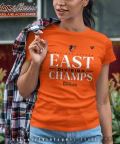 Mlb Orioles Al East Champions Shirt 5 Mlb Orioles Al East Champions Women TShirt