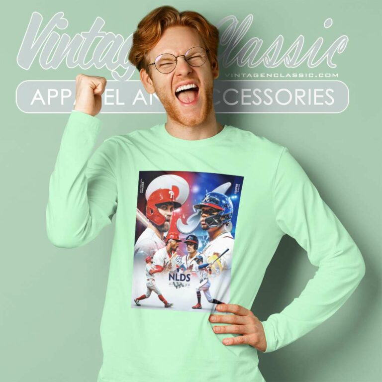 Mlb Philadelphia Phillies Vs Atlanta Braves 2022 Long Sleeve Tee Mlb Philadelphia Phillies Vs Atlanta Braves 2022 Long Sleeve Tee