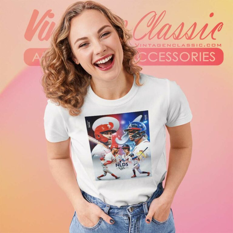 Mlb Philadelphia Phillies Vs Atlanta Braves 2022 Women TShirt Mlb Philadelphia Phillies Vs Atlanta Braves 2022 Women TShirt