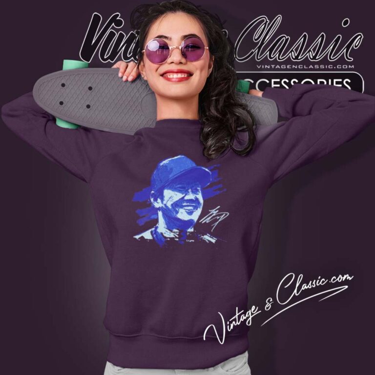 Mlb Shohei Ohtani Sketch Signature Sweatshirt Mlb Shohei Ohtani Sketch Signature Sweatshirt